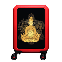 meinTrolley Buddha S,  4 Rollen,  55 cm,  32 L,  Rot