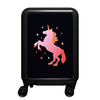 meinTrolley Einhorn S,  4 Rollen,  55 cm,  32 L,  Schwarz