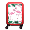 meinTrolley Flamingos S,  4 Rollen,  55 cm,  32 L,  Rot
