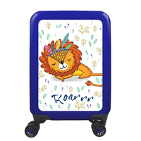 meinTrolley Löwe S,  4 Rollen,  55 cm,  32 L,  Blau