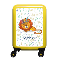 meinTrolley Löwe S,  4 Rollen,  55 cm,  32 L,  Gelb