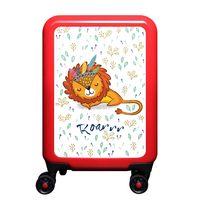 meinTrolley Löwe S,  4 Rollen,  55 cm,  32 L,  Rot