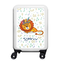 meinTrolley Löwe S,  4 Rollen,  55 cm,  32 L,  Weiß