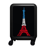 meinTrolley Paris S,  4 Rollen,  55 cm,  32 L,  Schwarz