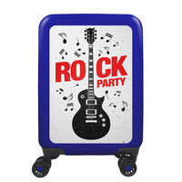 meinTrolley Rockparty S,  4 Rollen,  55 cm,  32 L,  Blau