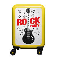 meinTrolley Rockparty S,  4 Rollen,  55 cm,  32 L,  Gelb