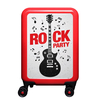 meinTrolley Rockparty S,  4 Rollen,  55 cm,  32 L,  Rot