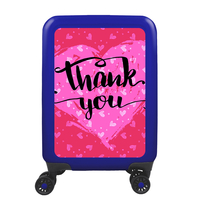 meinTrolley Thank You S,  4 Rollen,  55 cm,  32 L,  Blau