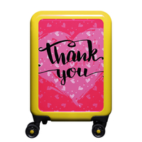 meinTrolley Thank You S,  4 Rollen,  55 cm,  32 L,  Gelb