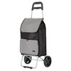 Paklite Einkaufsroller 2 Rollen 53 cm,  Schwarz