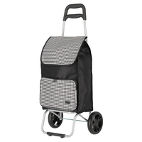 Paklite Einkaufsroller 2 Rollen 53 cm,  Schwarz
