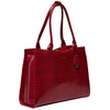 SOCHA Businesstasche Croco Burgundy 45 cm,  Rot