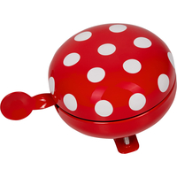 Spiegelburg Fröhliche Tupfen große Fahrradklingel 8 cm,  Rot