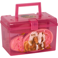 Spiegelburg Pferdefreunde Putzzeugbox 20 cm,  Pink