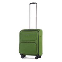 Stratic Bendigo Light + Handgepäck Trolley S,  4 Rollen,  54 cm,  40 L,  Grün