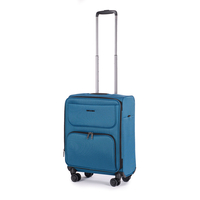 Stratic Bendigo Light + Handgepäck Trolley S,  4 Rollen,  54 cm,  40 L,  Türkis