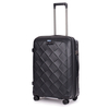 Stratic Leather & More Trolley M,  4 Rollen,  66 cm,  65 L,  Schwarz
