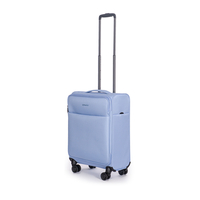 Stratic Light + Handgepäck Trolley S,  4 Rollen,  55 cm,  37 L,  Blau