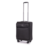 Stratic Light + Handgepäck Trolley S,  4 Rollen,  55 cm,  37 L,  Schwarz