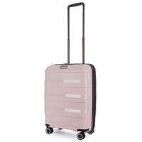 Stratic Straw + Damen Handgepäck Trolley S,  4 Rollen,  55 cm,  36 L,  Rosa