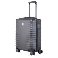 TITAN Litron Handgepäck Trolley S,  4 Rollen,  55 cm,  44 L,  Schwarz