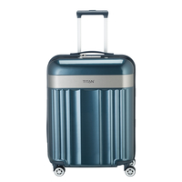 TITAN Spotlight Flash Handgepäck Trolley S,  4 Rollen,  55 cm,  37 L,  Blau