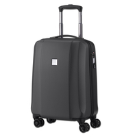 TITAN Xenon Deluxe Handgepäck Trolley S,  4 Rollen,  55 cm,  38 L,  Schwarz
