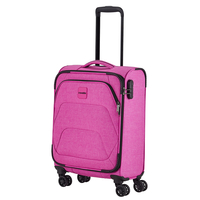 travelite Adria Damen Handgepäck Trolley S,  4 Rollen,  55 cm,  34 L,  Pink