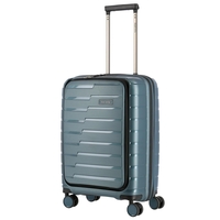 travelite Air Base Business Kabinentrolley 55 cm 4 Rollen mit Vortasche,  Blau