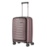 travelite Air Base Business Kabinentrolley 55 cm 4 Rollen mit Vortasche,  Lila