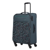 travelite Argon Trolley M,  4 Rollen,  67 cm,  57 L,  Blau-gepunktet