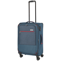 travelite Arona Trolley M,  4 Rollen,  66 cm,  56 L,  Blau