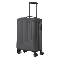 travelite Bali Handgepäck Trolley S,  4 Rollen,  55 cm,  34 L,  Grau