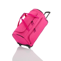 travelite Basics Fresh Trolley Reisetasche 70 cm 2 Rollen,  Pink