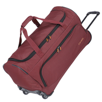 travelite Basics Fresh Trolley Reisetasche 70 cm 2 Rollen,  Rot