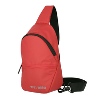 travelite Basics kleiner Crossover Rucksack Plane 29 cm,  Rot