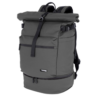 travelite Basics Roll-Up Rucksack 48 cm,  Grau