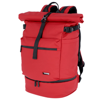 travelite Basics Roll-Up Rucksack 48 cm,  Rot
