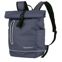 travelite Basics Roll-Up Rucksack Plane 48 cm,  Blau