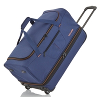 travelite Basics Trolley Reisetasche 55 cm 2 Rollen erweiterbar,  Blau