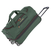 travelite Basics Trolley Reisetasche 55 cm 2 Rollen erweiterbar,  Grün