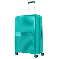 travelite Ceris Trolley L,  4 Rollen,  78 cm,  100 L,  Grün