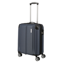 travelite City Handgepäck Trolley S,  4 Rollen,  55 cm,  40 L,  Blau