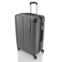 travelite City Trolley L,  4 Rollen,  77 cm,  113 L,  Grau