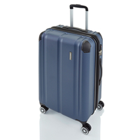 travelite City Trolley M,  4 Rollen,  68 cm,  78 L,  Blau
