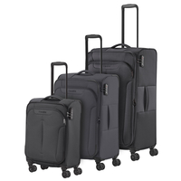 travelite Croatia Kofferset S/M/L 4 Rollen,  Grau