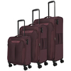 travelite Croatia Kofferset S/M/L 4 Rollen,  Rot (bordeaux)