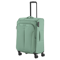 travelite Croatia Trolley M,  4 Rollen,  67 cm,  61 L,  Grün