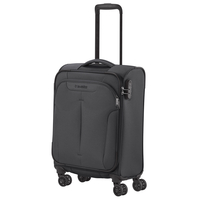 travelite Croatia Trolley S,  4 Rollen,  55 cm,  35 L,  Grau