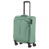 travelite Croatia Trolley S,  4 Rollen,  55 cm,  35 L,  Grün